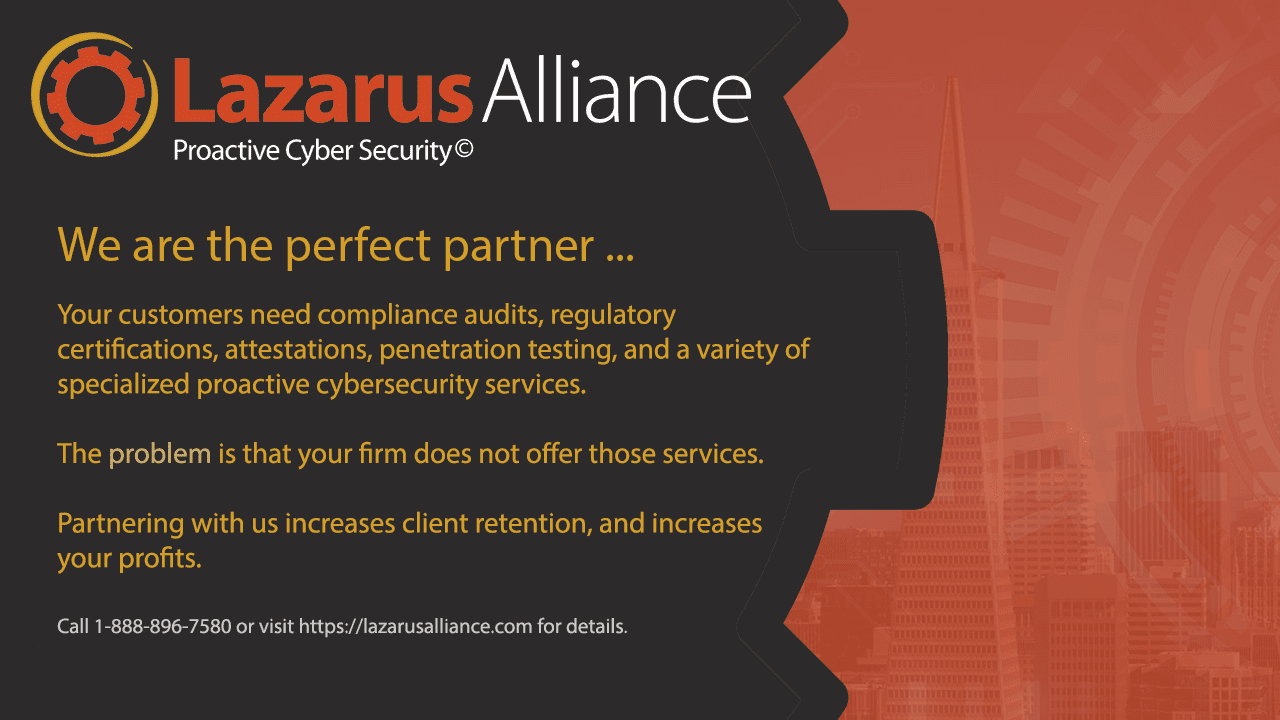 Lazarus Alliance Provides Audit & Compliance and Regulatory Support