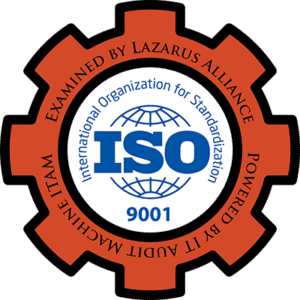 ISO 9001 Audit Services | Accredited ISO 9001 Certification Audits by Lazarus Alliance.  Call +1 (888) 896-7580 today!