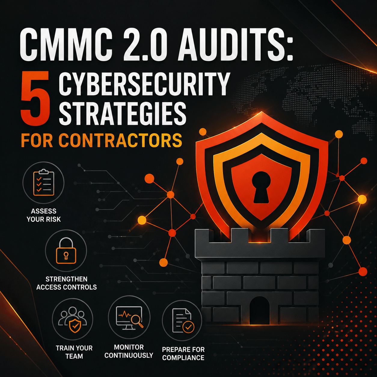 CMMC 2.0 cybersecurity strategies for contractors