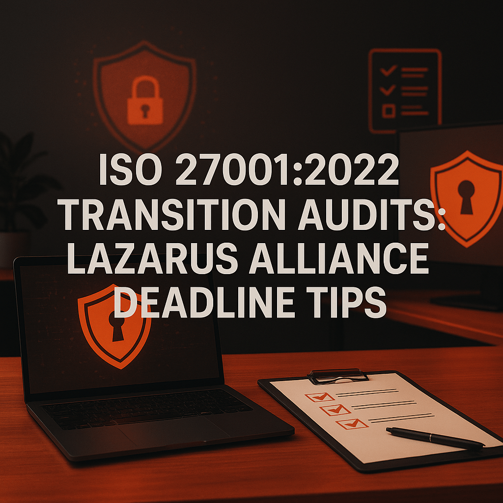 ISO 27001:2022 Transition Audits: Lazarus Alliance Deadline Tips
