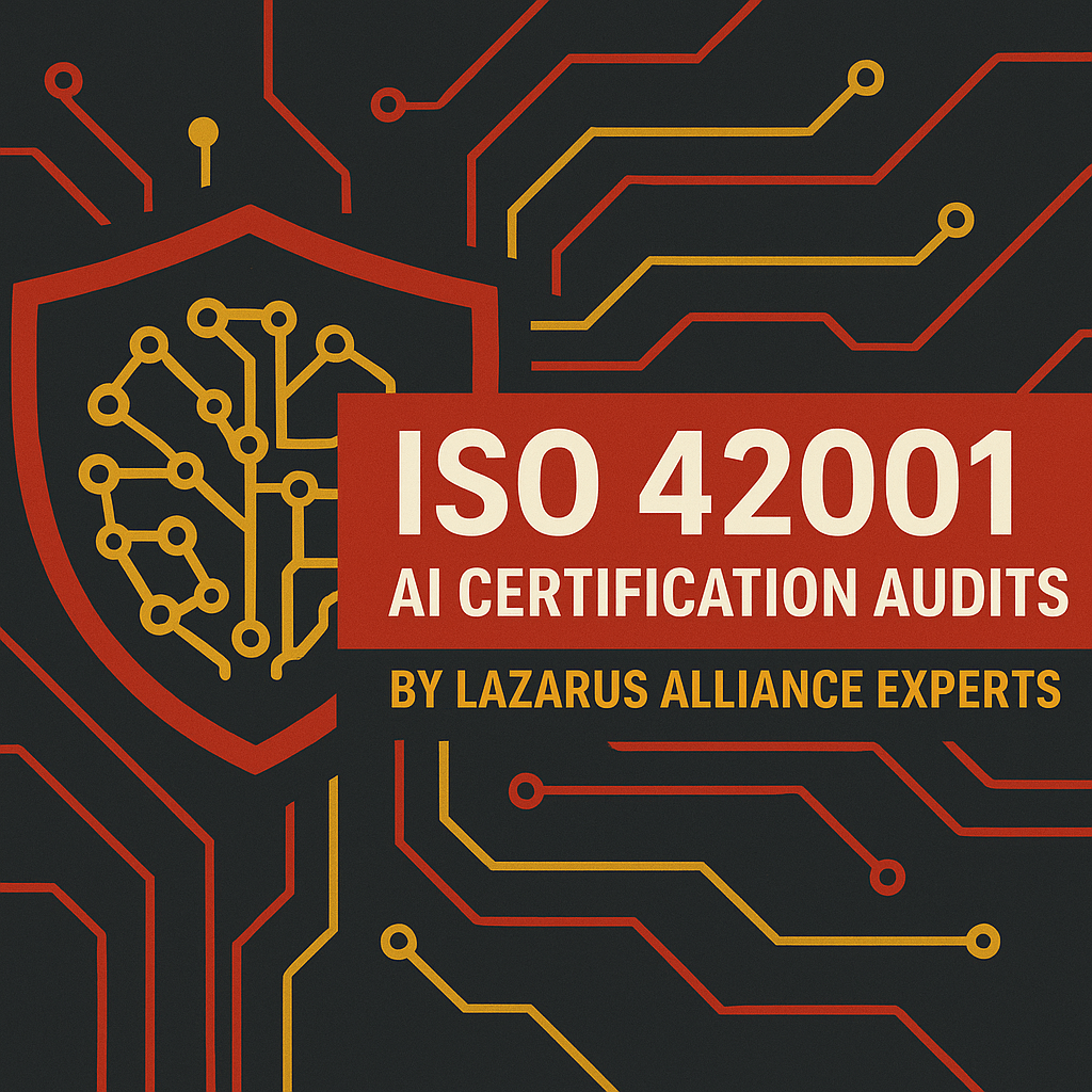 ISO 42001 AI Certification Audits by Lazarus Alliance Experts