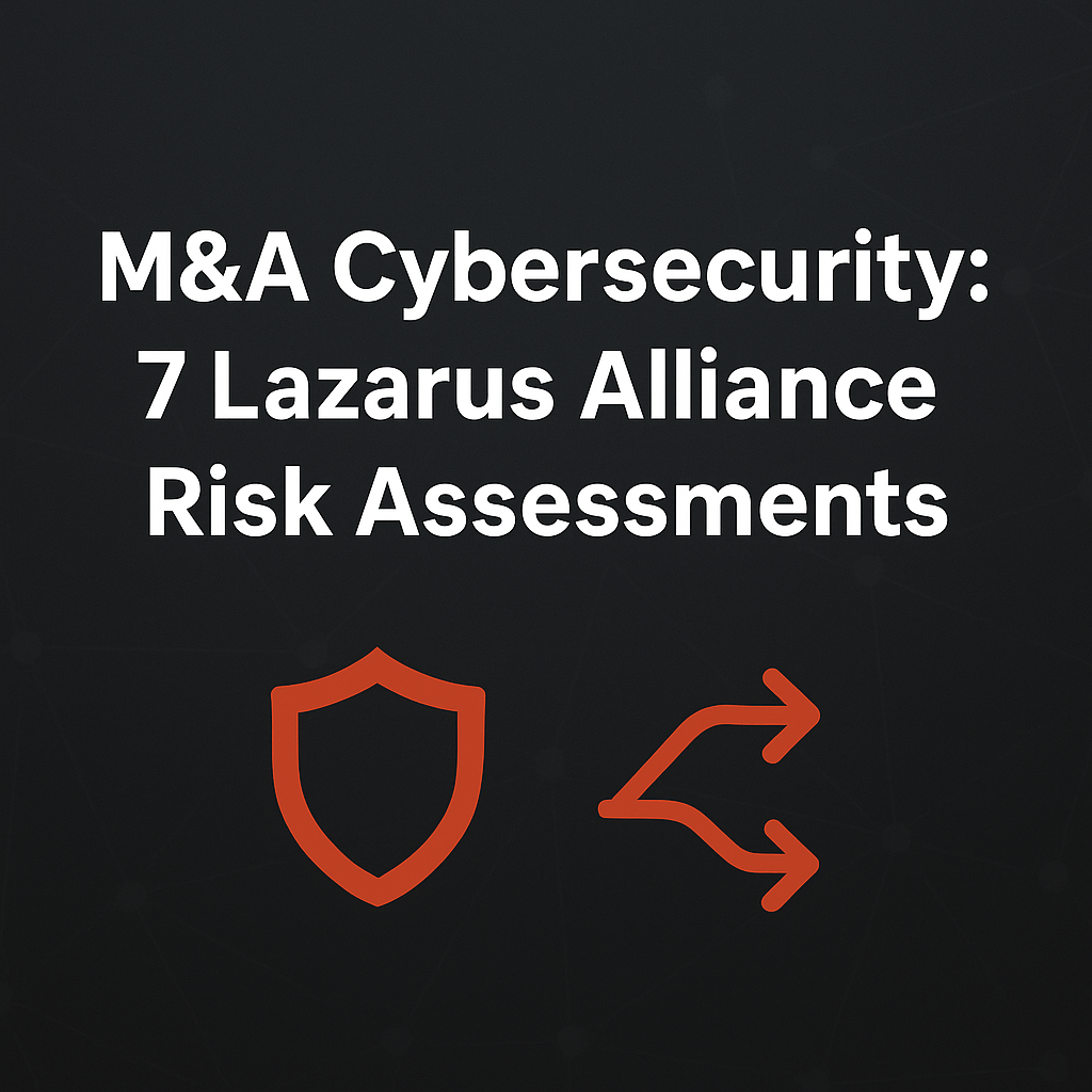 M&A Cybersecurity: 7 Lazarus Alliance Risk Assessments