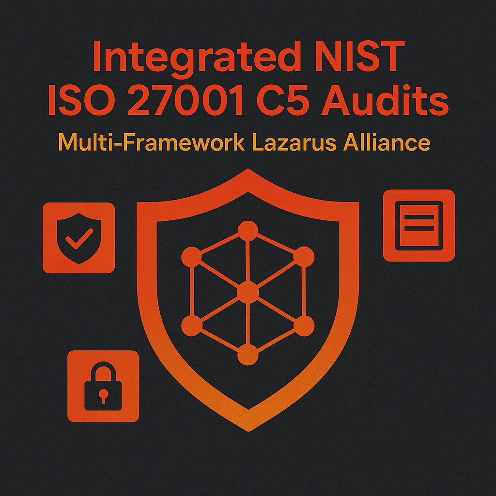 Integrated NIST ISO 27001 C5 Audits: Multi-Framework Lazarus Alliance