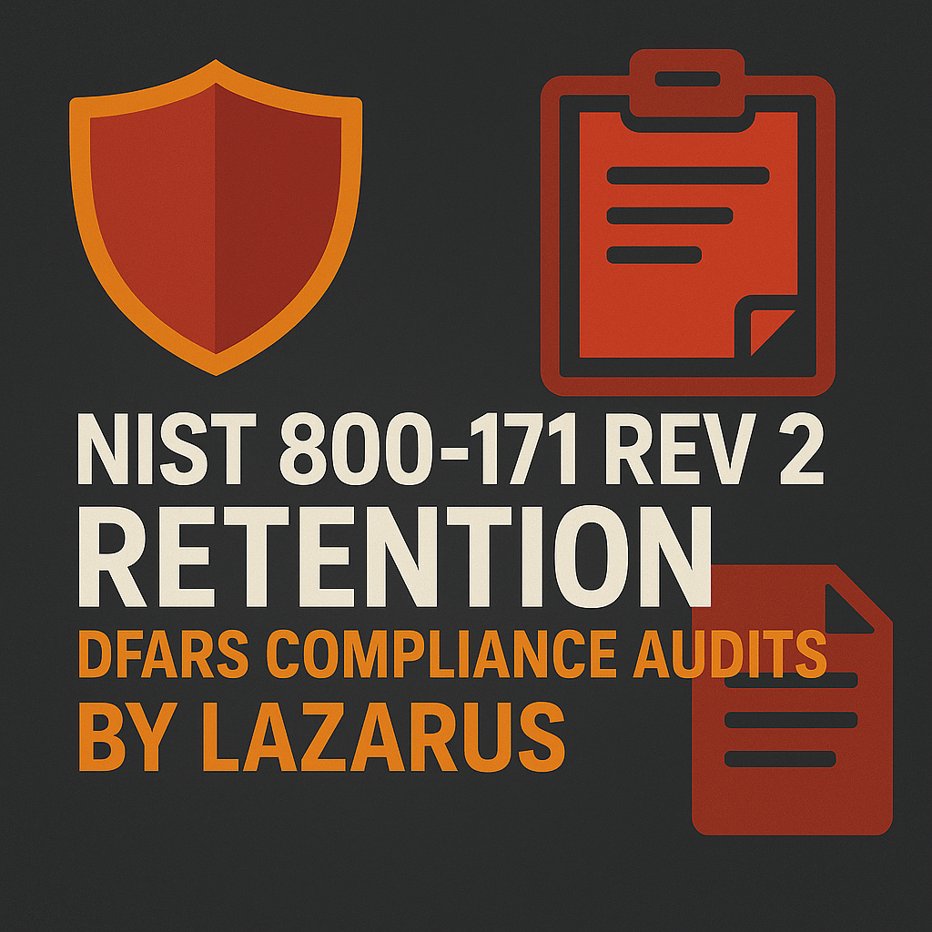 NIST 800-171 Rev 2 Retention: DFARS Compliance Audits by Lazarus
