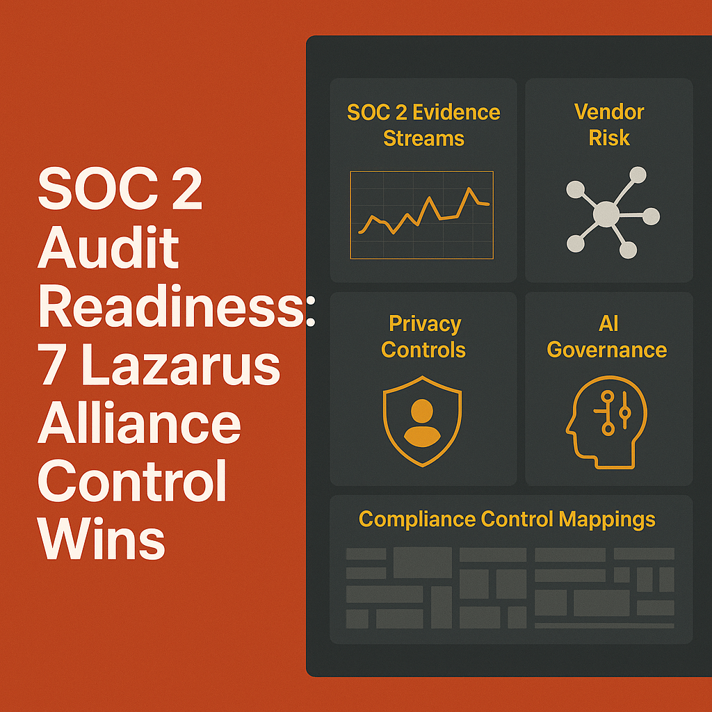 SOC 2 Audit Readiness: 7 Lazarus Alliance Control Wins