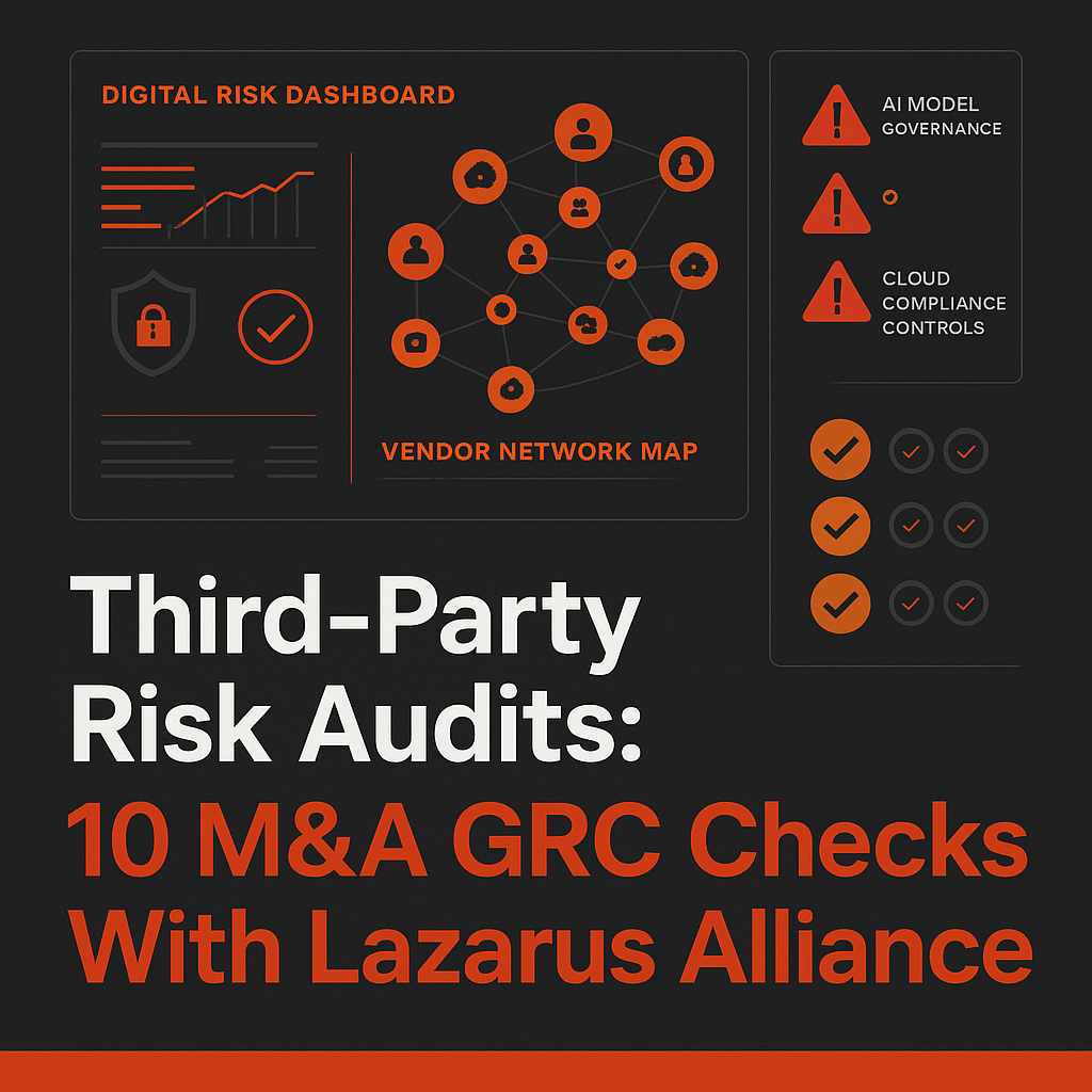 Third-Party Risk Audits: 10 M&A GRC Checks With Lazarus Alliance